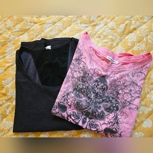 4/$20- Workout tank & quarter sleeve duo bundle